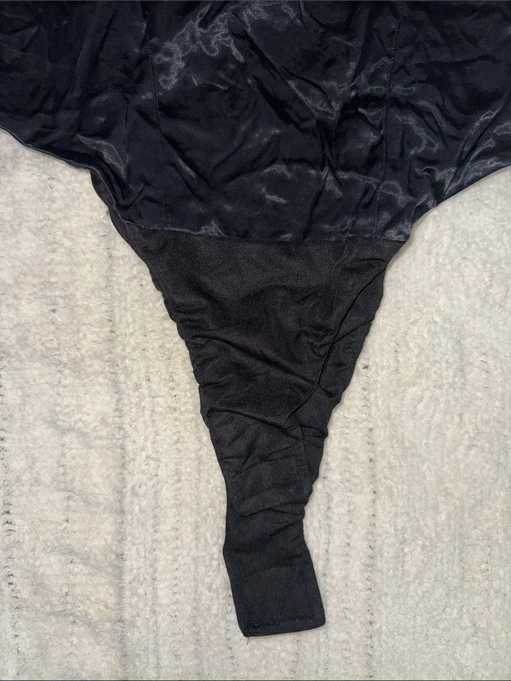 Zara Satin Bustier Bodysuit Black Corset Underwire Strappy Size Medium